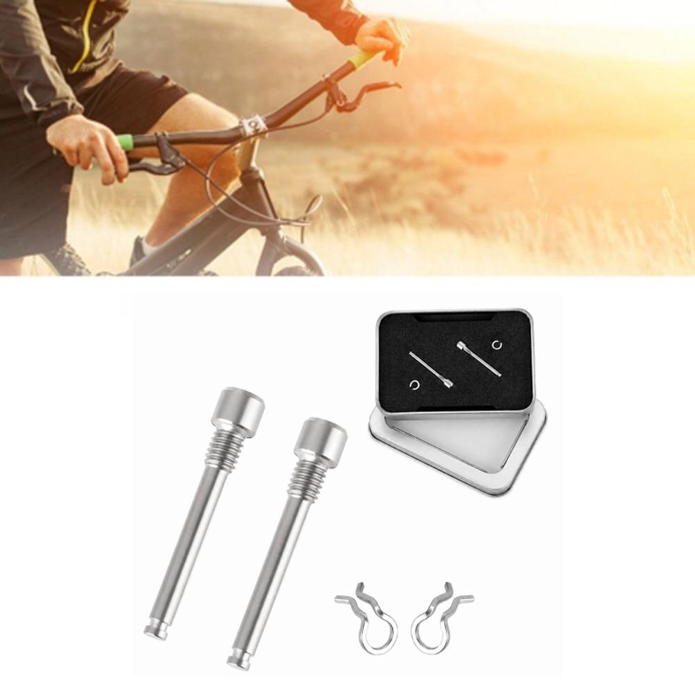 2 Sets 31mm Length Disc Brake Caliper Bolts M4 Threaded Caliper Screws  for Road Bicycle