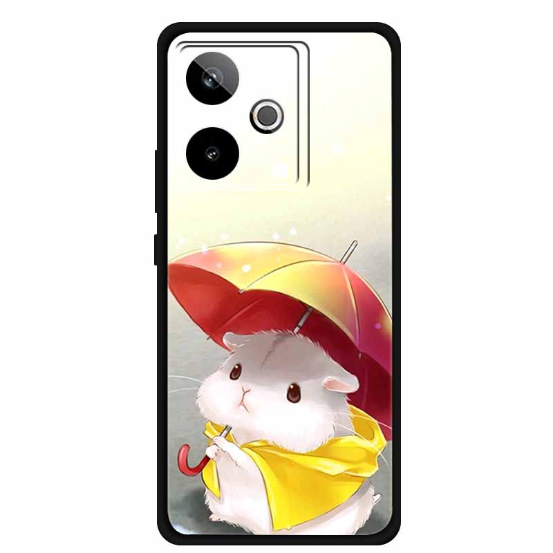For Realme GT 7T GT7 Case Cool Animal Protective Silicone Back Cover Cases For Realme GT 7 Black Phone Funda Realme GT 7T Coque