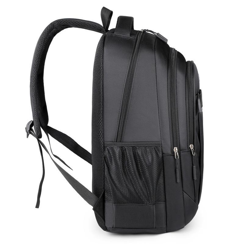 Reflective strip backpack men's commuter backpack men's high-end fashion trend large-capacity schoolbag dirt-resistant