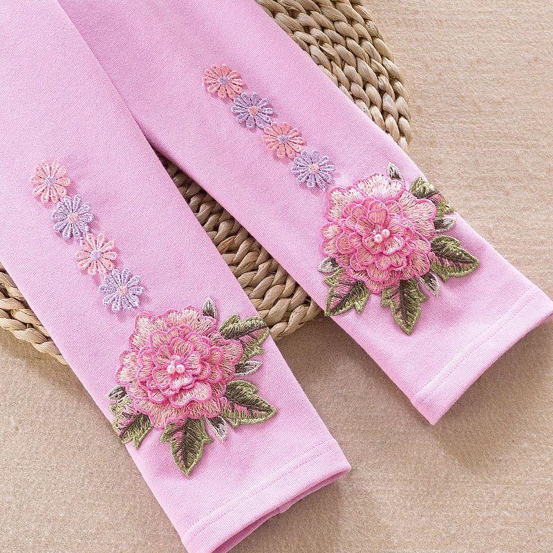 Mädchenleggings für Sommer-Oberbekleidung, mittelgroße bis große Kinder- und Mädchenhosen aus dünner Baumwolle, mückenabweisend