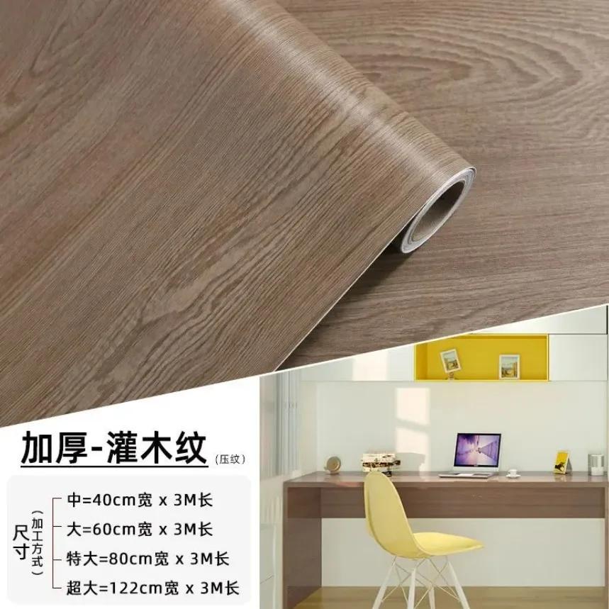 Wodoodporny Papier Kontaktowy Dekoracyjny z Wzorem Drewna do Renowacji Mebli Samoprzylepna Usuwalna Tapeta Winylowa na Ściany w Rolkach