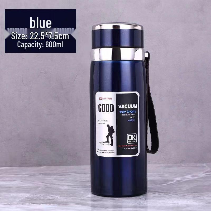 High-Capacity Stainless Steel Tea Brewer - Insulated Cup for Men and Women, Long-Lasting Quality