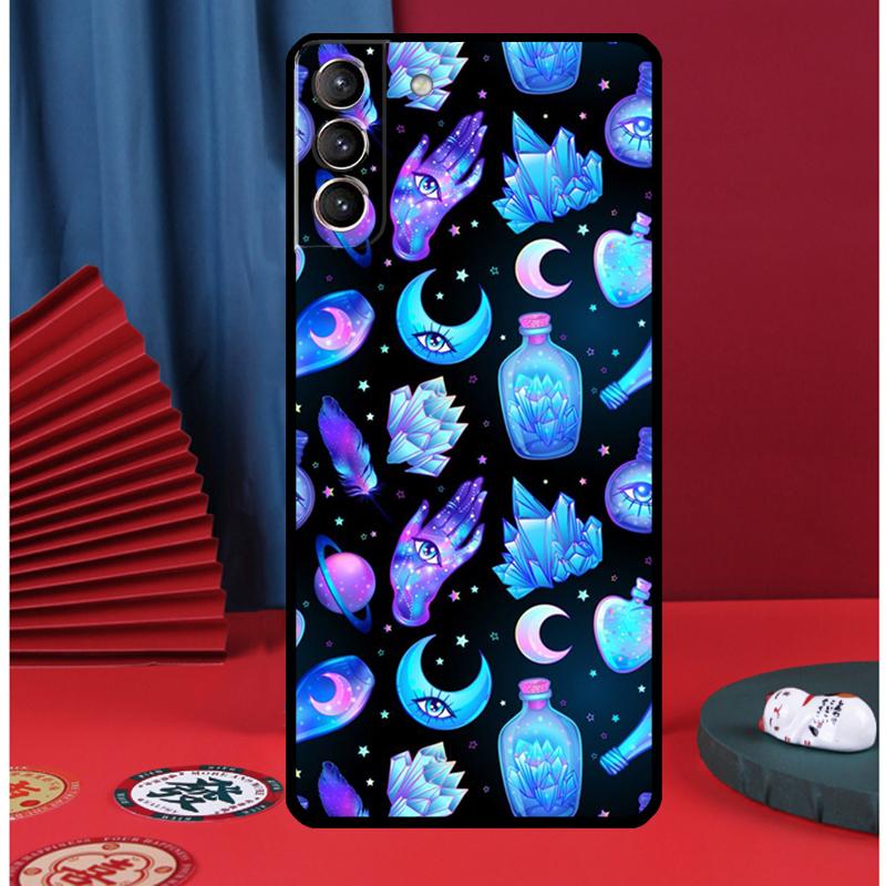 Blue Evil Eye Phone Case For Samsung Galaxy S24 Ultra S9 S10 S20 S21 S22 Plus S23 FE S25 Ultra Back Cover