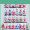 Character Cartoon Ultraman Mini Model Ornament Six Pieces Set For Desktop Decor