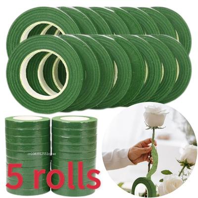 1/3/5 stücke Bouquet Floral Tape Stem Wrap Selbst-adhesive Staubblatt Verpackung Floristen Bänder DIY Blumen Verpackung Handwerk Hochzeit Decor