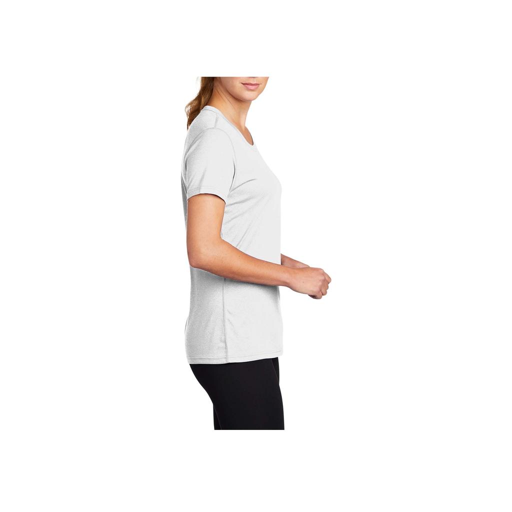 Nike Logo Print Short Sleeve T-Shirt Women Tops White CU7599-100