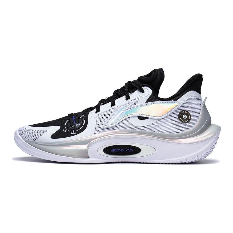Li Ning SONIC 11 Stars Textilní, Syntetická kůže Odolné proti oděru Prodyšné Nízké Basketbalové boty Pánské ABAT021-1