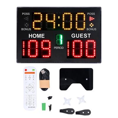 Dijital Basketbol Skor Tahtası 11 Haneli LED Elektronik Çok Sporlu Kapalı Masa Üstü Oyun Eğitimi İçin