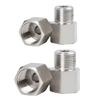 2PCS Accuracy Threaded NPT Couplers 3/8inch Internal X 1/4inch External Metal Pipe Connection Suitable for Industry