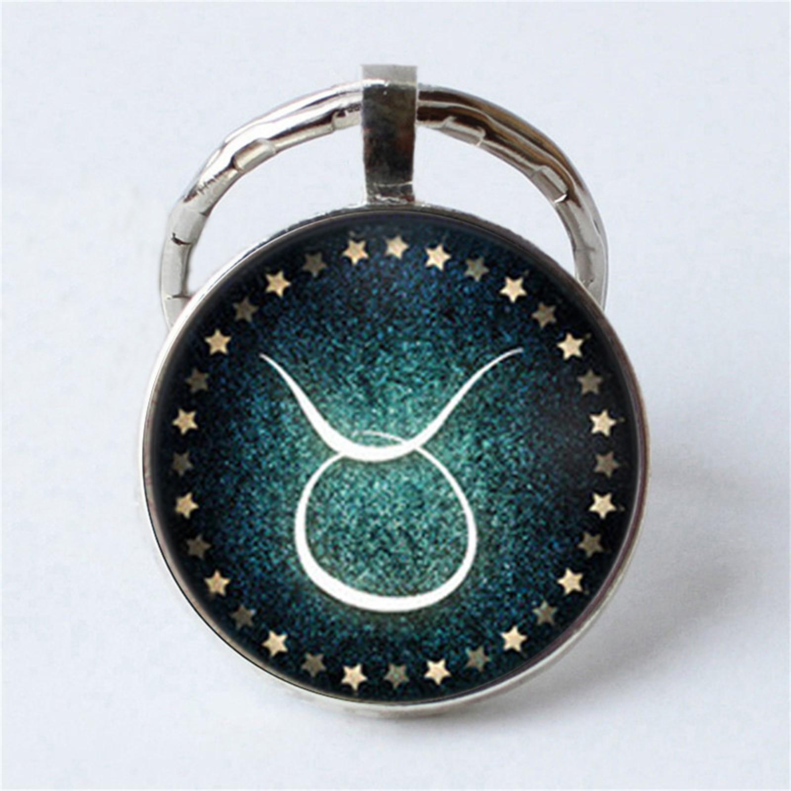 

Металлический брелок «Двенадцать созвездий времени» One Size