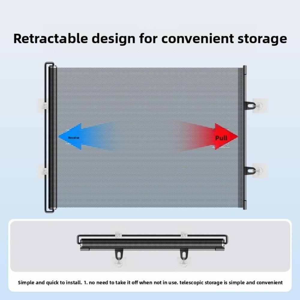 Mesh Design Barrier Fences Punch-Free Mesh Stairs Gate Portable Pet Isolated Network  Pet Supplies