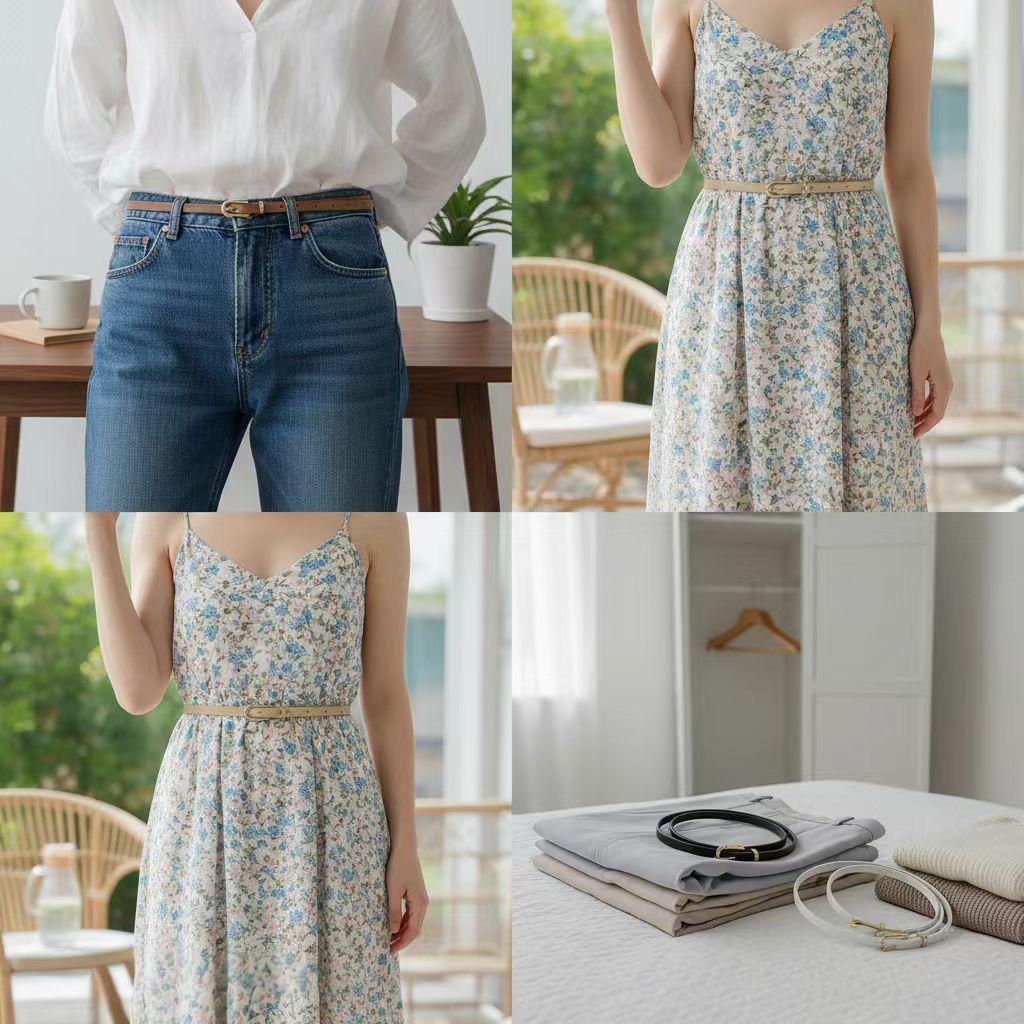 Women's Versatile Korean Style Jeans Belt - Spring/Summer Fashion Accessory