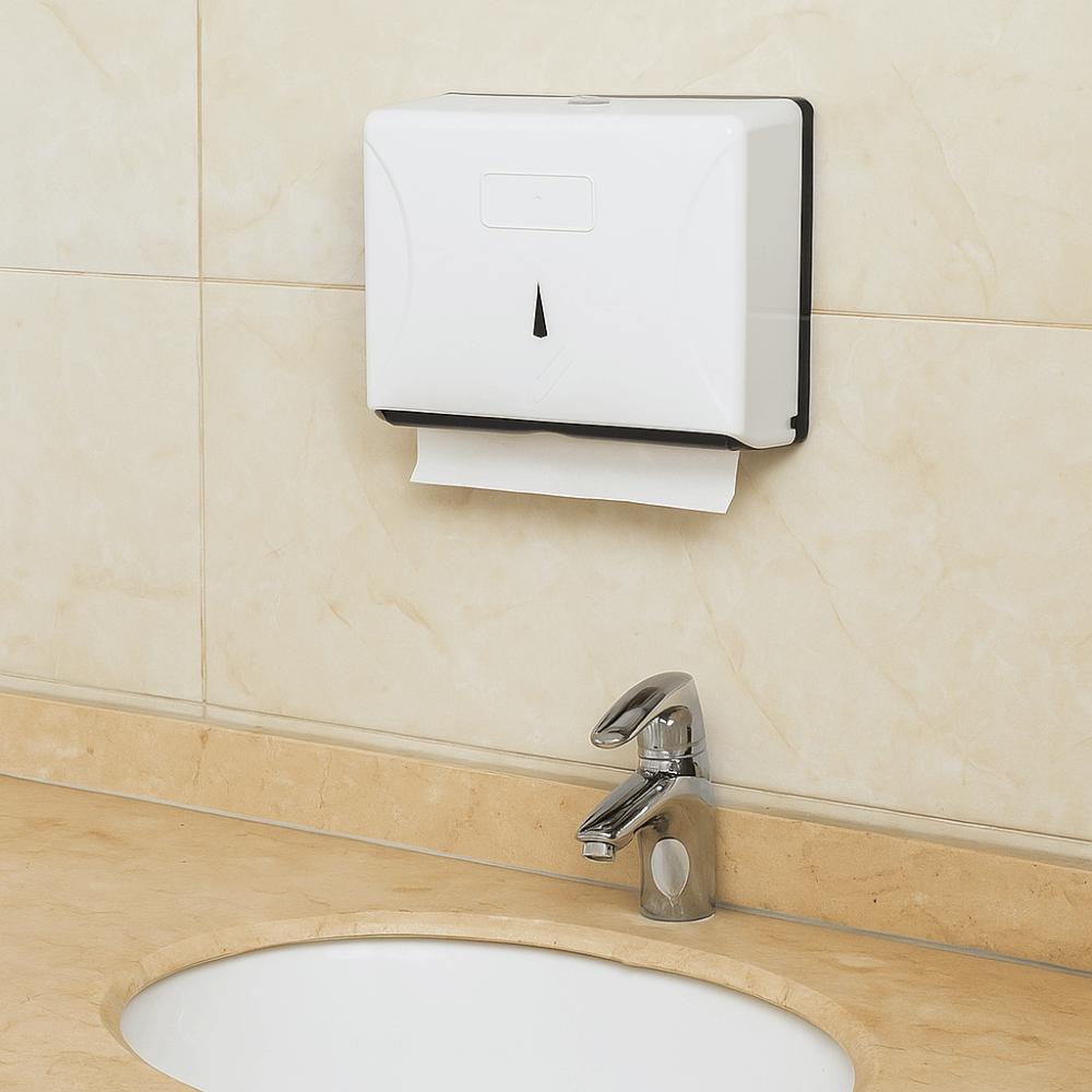 Waterproof Wall-Mounted Tissue Dispenser Large Capacity Plastic Napkin Dispenser Modern Design Tissue Dispensing Case Hotel