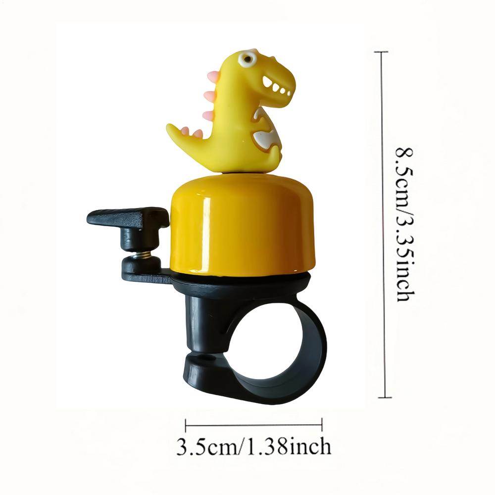 Dinosaur Bicycle Bell Dinosaur Cartoon Ring Horn Bike Bell Lovely Bike Horn Children'S Bicycle Bell High-Loudness, Metal Bell