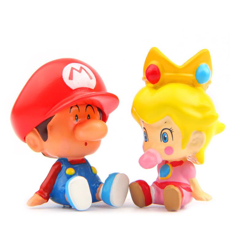 Peach Mario Princess Cartoon Character Model Ornaments For Props Landscape