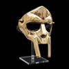 MF DOOM Mask Gold Finish, Madvillain Gladiator Steel Face Armor for Cosplay, Display and Collectors