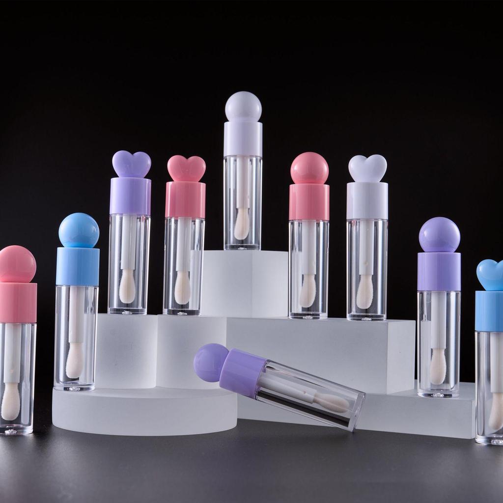 Large Brush Lip Gloss & Eyeliner Tube - Thick, Empty Container for Cross-Border Bestsellers
