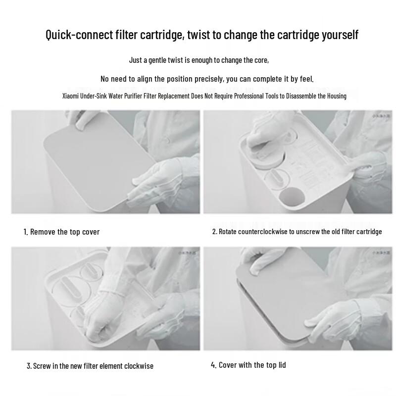 Replacement Filter Set for Xiaomi MR424/MR624 Water Purifiers