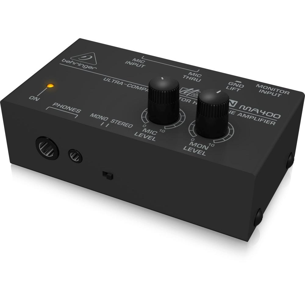 Behringer Behringer Monitor-Kopfhörerverstärker 1-Kanal Monitor-Kopfhörerverstärker MA400