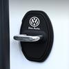 VW Car Sticker Car Sticker 4Pcs Car Door Lock Buckle Protective Cover Stickers Badge For VW R Polo Passat Rline Golf 4