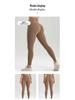 Fuyou Nahtlose High-Waist Yoga-Hose für Damen - Herbst/Winter, Po-Lifting, Beinverlängernde Fitness-Tights