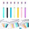 Ballpoint Pens 1.0mm Shuttle Pens 4-in-1 Retractable Ballpoint Pens Multicoloured Pens Writing Tool for Students Teacher