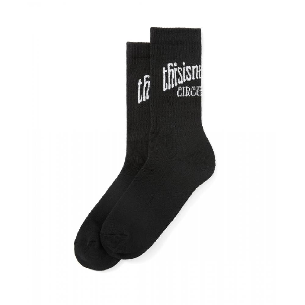 Thisisneverthat Rs Logo Socks Black F