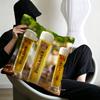Deutsches Bier Paulaners Kissen Geschenk Home Office Dekoration Kissen Schlafzimmer Sofa Auto Kissenbezug Kissenbezug