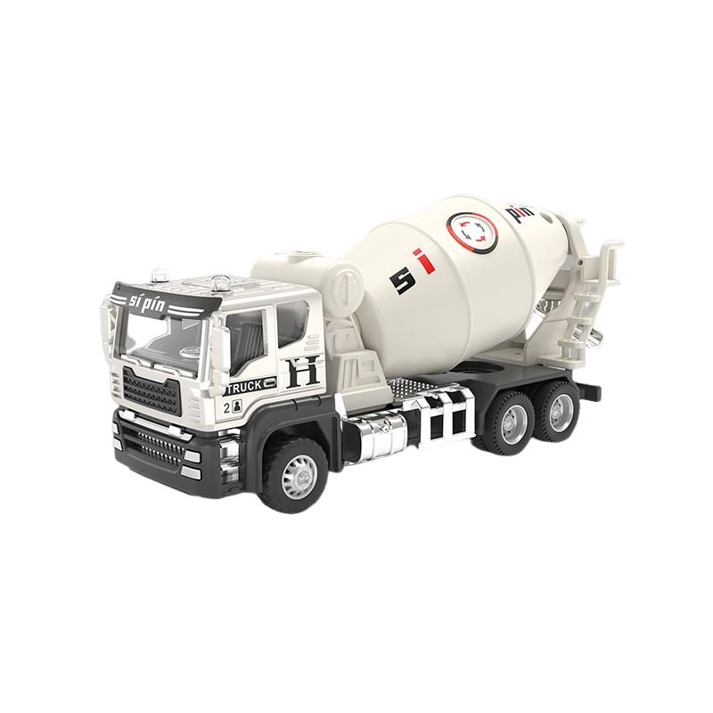 Large Alloy Construction Vehicle Toy Set Concrete Mixer Truck Engineering Machine Model Kit For Boys Play Vehicles & Models
