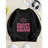 Kids Sweatshirt,Long Sleeve Sweatshirt with Fashion Pattern - Casual Winter Warm Pullover for Halloween  - Easy-Care Sweatshirt