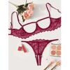 Hot Erotic Lace Lingerie Women Sexy Hollow Underwear Porn Dress Open Bra Crotch Sexy Lingerie Teddy Sex G-String Thong