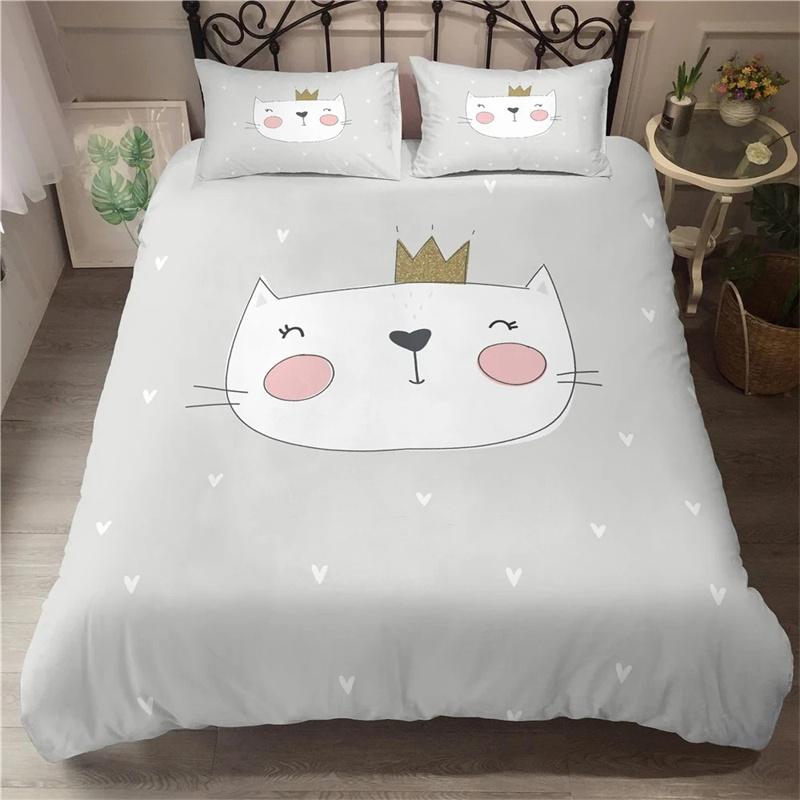 Cartoon Dinosaur Duvet Cover for Kids Boys Girls Wildlife Animal Print Polyester Quilt Cover Bedroom Decor Gift