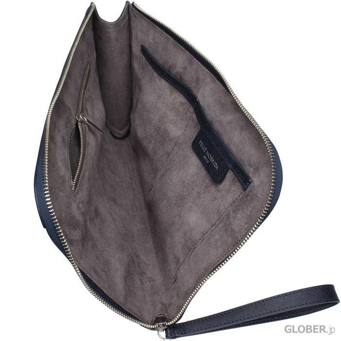 [Pelle Morbida] Clutch Bag Capitano CA011 BLK Black Free Size