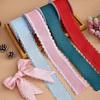 63MM 10 Yards Fine Linen Ribbon Handmade Quality Gift Packaging Ribbon For Hair Accessories