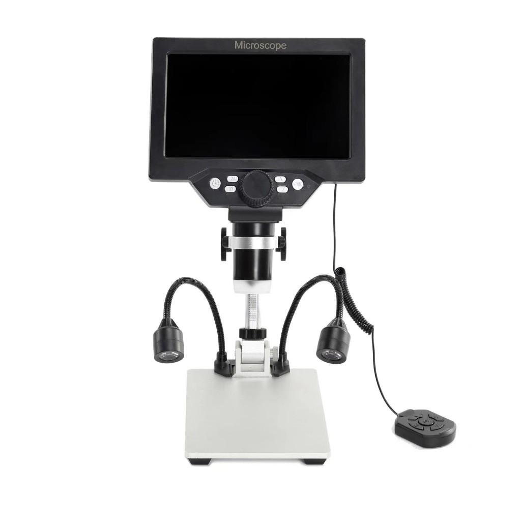 7 Inch 1200X Zoom 12MP Mobile Phone Repair Camera Magnifier Digital Microscope High Definition Electronic Microscopes