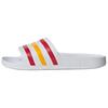 Chanclas Adilette Aqua Unisex Blanco/Rojo Energía/Amarillo Profundo HQ2453