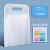 13-Pocket Translucent Expanding Accordion File Organizer with Labels, A4 Letter Size Paper Folder for Office School Home Accessories