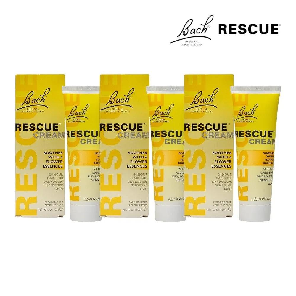 Крем Rescue Bach 50 мл (3 куска) Уход за руками и телом с цветами Баха