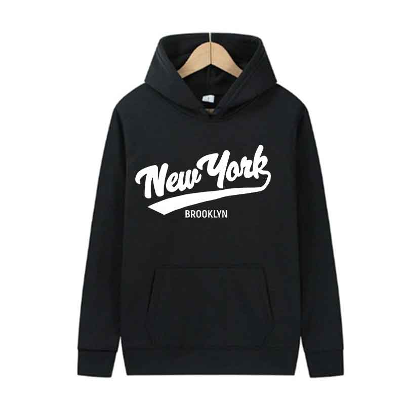 Spring Autumn Male Hooded Jogging Sweatshirt Casual Hoodie Letter Print Unisex Long sleeves Top Street Fashion Y2K Clothing