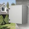 Electrical Enclosure, 24\'\' x 24\'\' x 12\'\', UL Certified NEMA 4 Outdoor Enclosure, IP65 Waterproof & Dustproof Cold-Rolled Carbon Steel Hinged