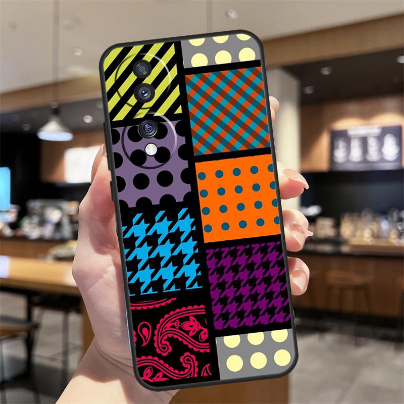 Patchwork Style Case For Honor Magic 8 Lite 5 6 7 Pro Honor Win RT 400 200 50 70 90 X8c X9a X9b X9c X9d Cover