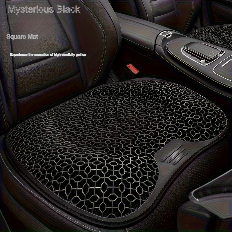 Fit Hexagonal Gel Seat Cushion - Breathable Ergonomic Car & Office Chair Pad with Premium Gel Material for All-Day Comfort, Pressure Relief