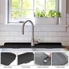 Rectangular Silicone Faucet Mat Non-Slip Sink Splash Guard Water Drip Catcher Tray  Countertop