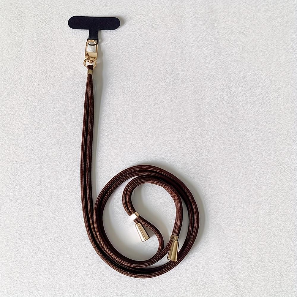 Cordón Ajustable para Teléfono, Correa Anti-Caída para Teléfono para Viajes, Correa Larga Ajustable para el Cuello, Correa Funcional Cruzada para Teléfono, Duradera