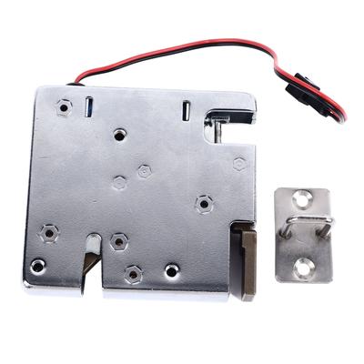 Elektroniskt lås Elektromagnetisk styrning Skåpdörr Skåp Solenoid Fjäder Låda Lås 24V