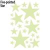 Bedroom Ceilling Home Decor Glow In Dark Moon Universe 3D Luminous Fluorescent Bubble Sticker Stars Dots Kid Room Wall Art Decor