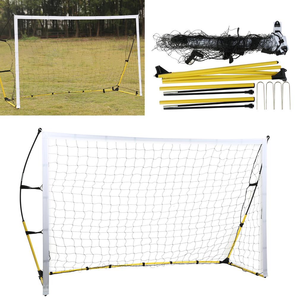 Portable Soccer Goal Foldable Football Gate Pole Net Kit Outdoor Sports Training Equipment