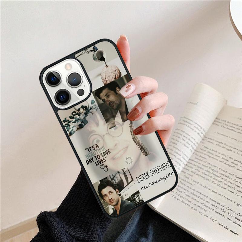 Derek Shepard Grey Anatomy Mobile Phone Cases Cover For iPhone 17 Air 16 15 14 12 13 11 Pro MAX apple Plus SE2020 Coque