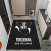 Goldorak robot Themed Anti-Slip Rugs - Polyester Home Decor, Suitable for Bedrooms, Living Rooms, Doorways, Studios, and Decorations