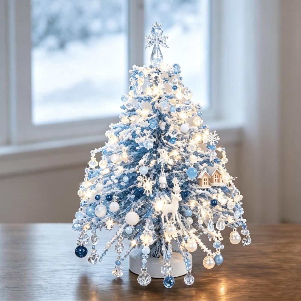 Multi-Color Beads Beaded Christmas Tree Kit Mini Christmas Tree Ornament Halloween Ornament